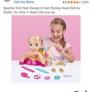 Sparkle Girlz Styling Princess Doll NEW!!